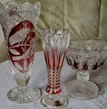 Konvolut Bleikristall Vasen