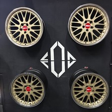 19" x 9j 33et 5x112 BBS RS861/ AUDI SPEEDLINE CUSTOM FLAT FACE *CAN SHIP TO USA*