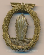 141772: Minensucher Kriegsabzeichen, Buntmetall, Herst: RSS , ENTNAZIFIZIERT !!!