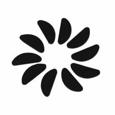 Schwarz 10x Brillenpads Nasenpads Selbstklebend Silikon für Brillen Sonnenbrille