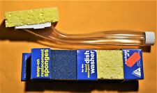 Pferde Putzzeug Arrow Scrubber Dish Washer 3 Schwämme + Stiel für Putzmittel