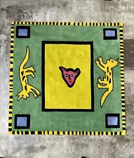 Kinnasand Vallien Carpet Wool Teppich Design Postmodern 196x196 Rare Kosta Boda