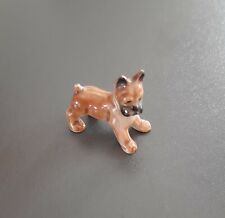 Setzkasten Miniatur - Hund - Boxer - Porzellan - Vintage - 80er/90er Jahre