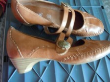 hellbraune Pumps in Gr. 40