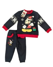 2Y C&A, Jungen Mickey Mouse Fleece-Zweiteiler, Pullover Hose