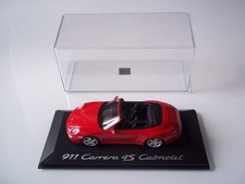 PORSCHE 911 Carrera 4S Cabriolet (997) * Indischrot * 1:43 MINICHAMPS * TOP