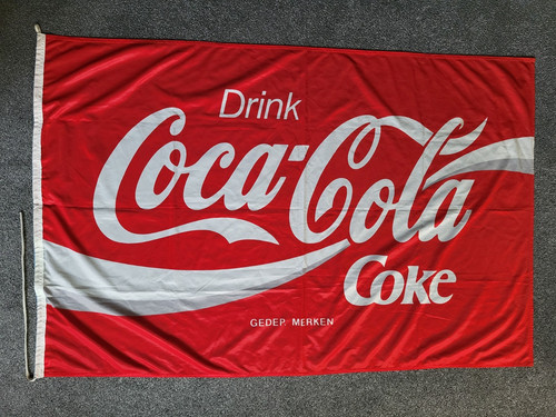 Alte coca cola fahne - coca-cola,