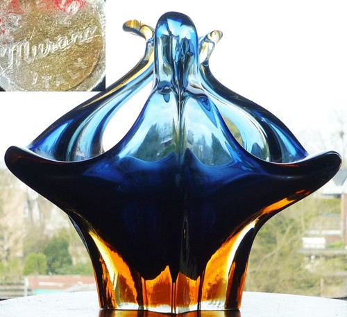 Vintage murano henkelschale - vintage,