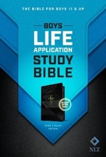 Tyndale Boys Life Application Study Bible NLT, Tutone (Leather Bound)