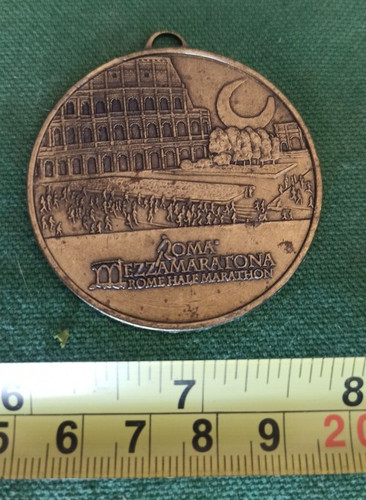 Medaille marathon rom leben - medaille,