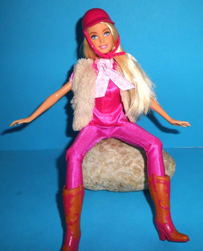 %***Reitbarbie mit