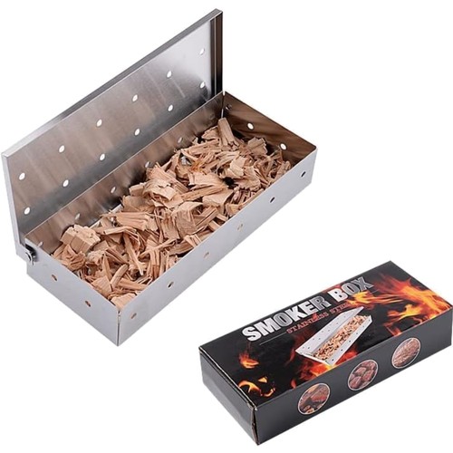 Räucherbox edelstahl grill - räucherbox,