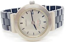 Seiko Titanium Herren Armbanduhr Uhr Sportlich 100m V732-0N80 Selten