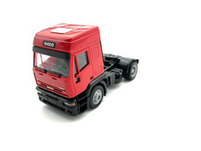Herpa 142359, Iveco Eurotech Sattelzugmaschine rot, OVP mit Spiegeln