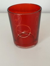 LUFTHANSA  LOGO Teelicht Glas