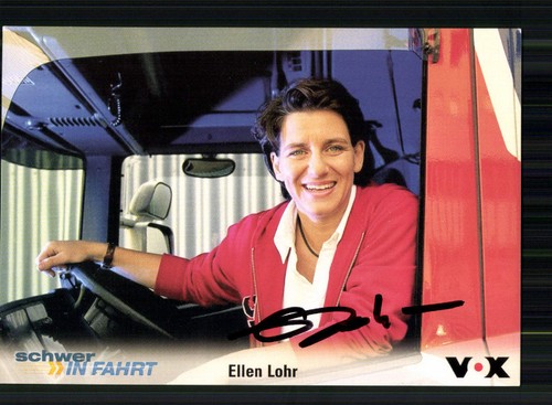 Ellen lohr autogrammkarte - ellen,