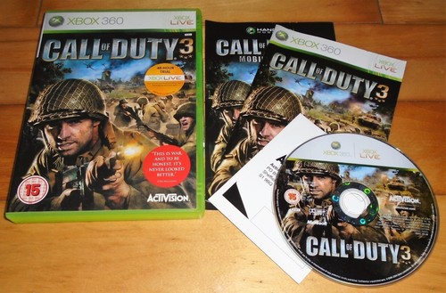 Call duty xbox - 3, 360