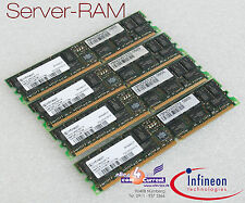 RAM SPEICHER SERVER INFINEON 1GB DDR HYS72D128320GBR-7-B CL2 ECC REG PC2100 #S55