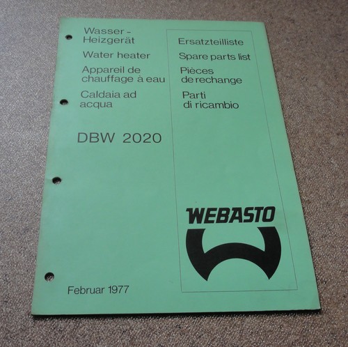 Ersatzteilkatalog webasto - ersatzteilkatalog,