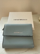 Armani Geldbörse Leder Azure