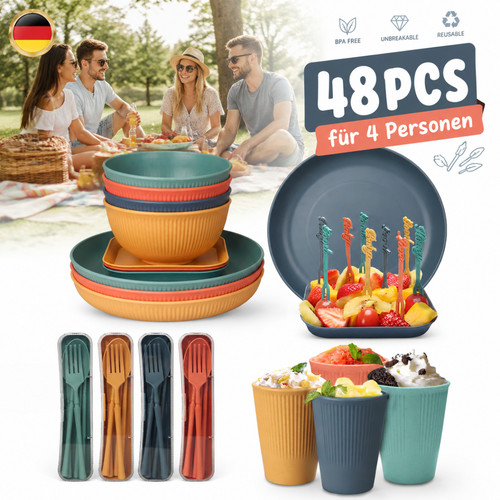 Personen outdoor camping - 4,