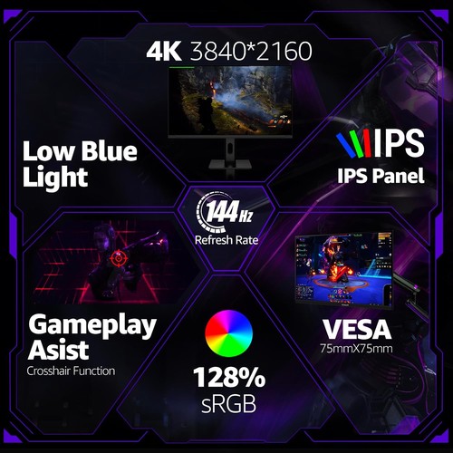 Gawfolk zoll gaming - zoll, 4k