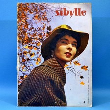 DDR Sibylle 4 1958 Vogue Modezeitschrift Kleid Kostüm Wagner 1. Schultag Herren