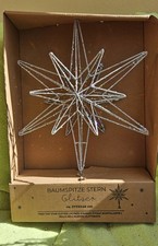 Baumspitzen Glitzer-Stern, neu, DEPOT