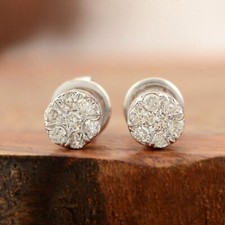 10k Echt Weißgold 0.21 Karat