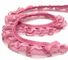 Rüschenspitze, altrosa, 30mm
