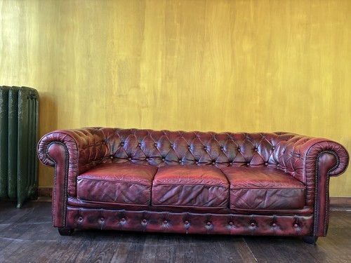 Chesterfield couch sofa - chesterfield, leder
