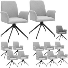 Armlehnstuhl Bürostuhl Polsterstuhl 360° drehbarer Sessel Webstuhl gepolstert 