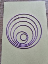 Prägeschablonen Stanzvorlage Stanzschablonen Cutting Dies 6 Kreise