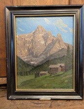 Ölbild O. Klang Berge