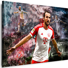 Leinwand Bilder Harry Kane Sport Fußball FC Bayern Kunstdruck Abstrakt Wandbild