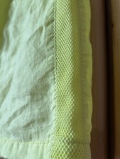 Leinen Rock Neon Gelb