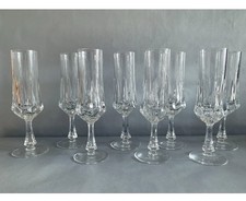 Joska Bleikristall 8 Sektgläser Handgeschliffen Schwere Qualität neuwertig