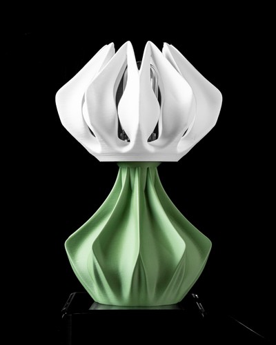 Tischlampe blüte druck - tischlampe, 3d-druck