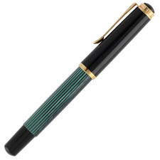 Pelikan R400 Old Style Tintenroller Grün Gold Schwarz Rollerball Souverän TOP