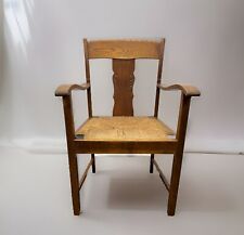 Armlehnstuhl Amsterdamer Schule Korbgeflecht Büro Art Deco Bauhaus Vintage