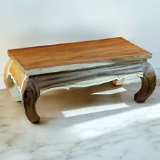 Holz Couchtisch 100x50cm Massivholz Wohnzimmer Sofa Holz Tisch Akazie Echtholz