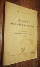 FACHBUCH MEDIZIN Lehrbuch der ANATOMIE des MENSCHEN 1946 A. BENNINGHOFF