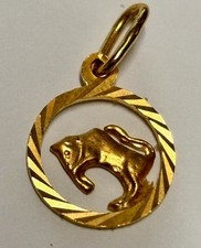 antiker Anhänger Sternzeichen Stier 333 gold Goldschmuck neu