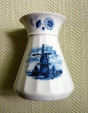 Delfter Blau: hübsche kleine bauchige Vase – Delft Blauw Made in Holland