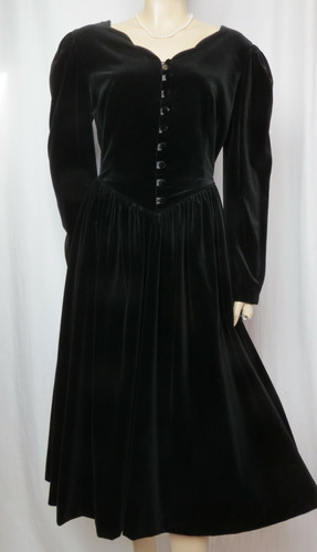 Laura ashley samtkleid 40 - ashley,