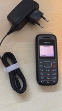 Nokia 1208 Schwarz Geprüft Händler Volle Funktion Garantie Accu Neu Komplett