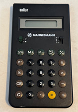 BRAUN Taschenrechner / Calculator 4993 - Dieter Rams - 80er Jahre Mannesmann