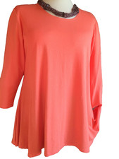 TUNIKA L lachs-orange