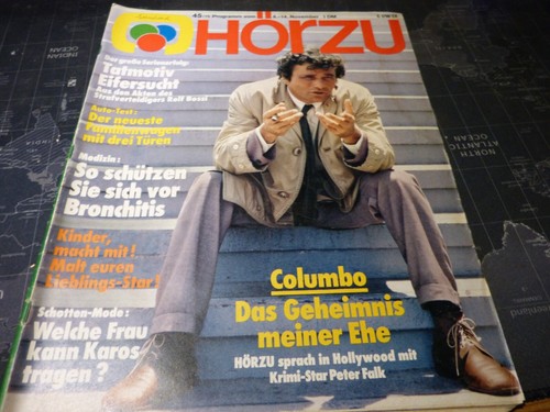 Hörzu 1975 columbo peter - hörzu, 45/1975