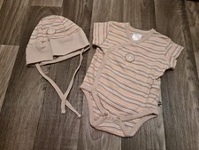 Baby Set - Wickelbody + Mütze